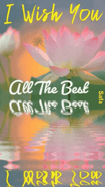 A Card That Says I Wish You All The Best On Your Birthday GIF