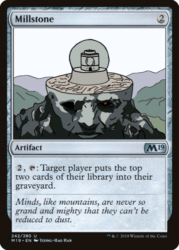 A Card That Says Millstone On The Front GIF
