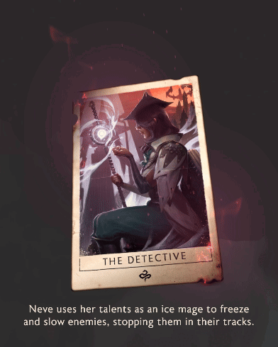 A Card That Says The Detective With A Picture Of A Woman GIF