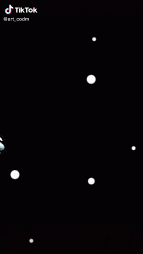 A Cartoon Among Us Character Is Floating In Space With A Black Background . GIF