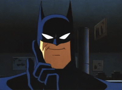 A Cartoon Batman Giving A Thumbs Up Sign GIF