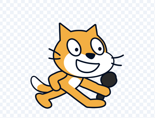 A Cartoon Cat Is Holding A Black Microphone GIF