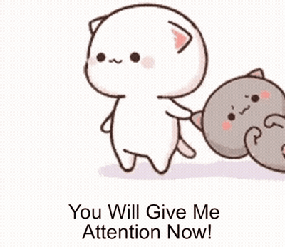 A Cartoon Cat Is Laying On Its Back Next To A White Cat . GIF