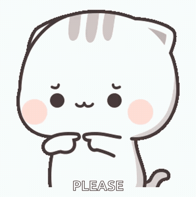 A Cartoon Cat Is Making A Please Gesture With Its Hands GIF