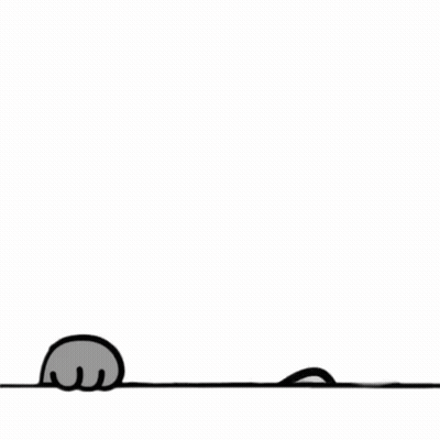 A Cartoon Cat Is Peeking Over A Wall With The Words Welcome Written Above It GIF