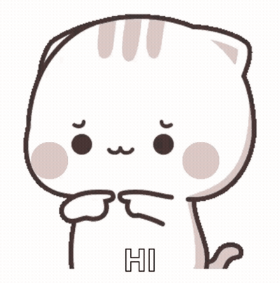 A Cartoon Cat Is Saying Hi With A Bow Tie GIF