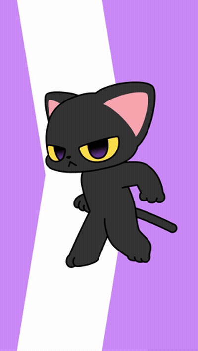 A Cartoon Cat Is Standing Next To A Pizza On A Plate GIF