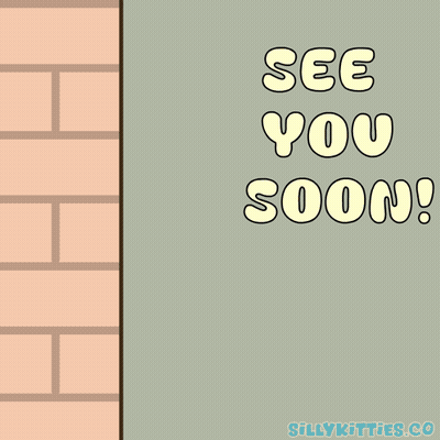 A Cartoon Cat Wearing A Witch Hat And Sunglasses Says See You Soon GIF