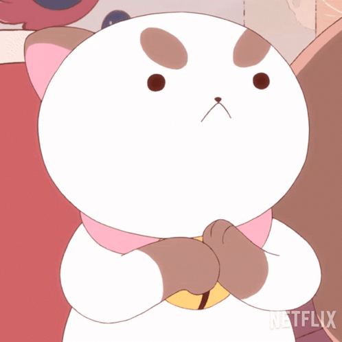 A Cartoon Cat With A Bell Around Its Neck And A Netflix Logo On The Bottom GIF