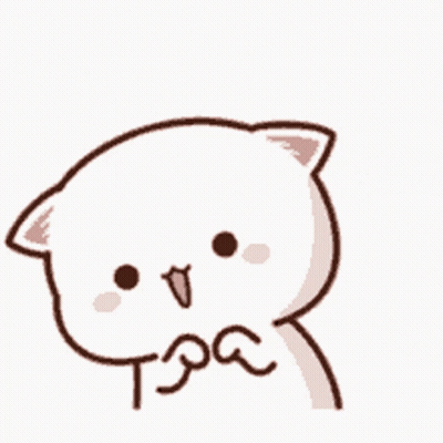 A Cartoon Cat With A Bow Tie Is Making A Face . GIF