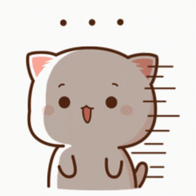 A Cartoon Cat With A Surprised Look On Its Face And A Measuring Tape Behind It GIF