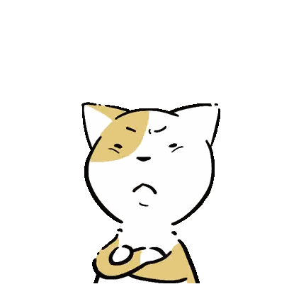 A Cartoon Cat With Smoke Coming Out Of Its Ears Is Looking Angry . Sticker