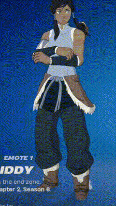 A Cartoon Character From Avatar The Last Airbender Named Korra GIF