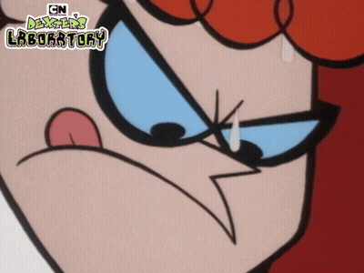 A Cartoon Character From Cn Dexter 'S Laboratory Is Shown GIF