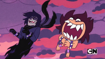A Cartoon Character From Cn Network Is Laughing GIF