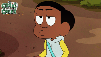A Cartoon Character From Craig And The Creek Looks Angry GIF