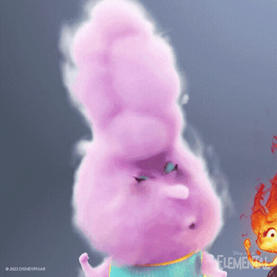 A Cartoon Character From Disney Pixar 'S Elemental GIF
