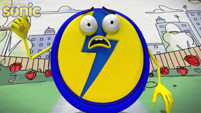 A Cartoon Character From Nickelodeon 'S Sonic The Hedgehog Series GIF