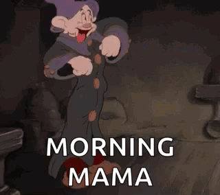 A Cartoon Character From Snow White And The Seven Dwarfs Is Laughing With His Tongue Hanging Out . GIF