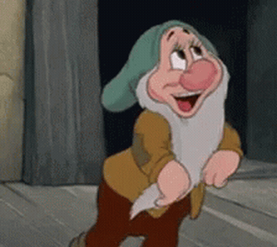 A Cartoon Character From Snow White And The Seven Dwarfs Named Dopey GIF