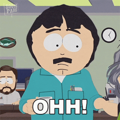 A Cartoon Character From South Park Says Ohh! GIF