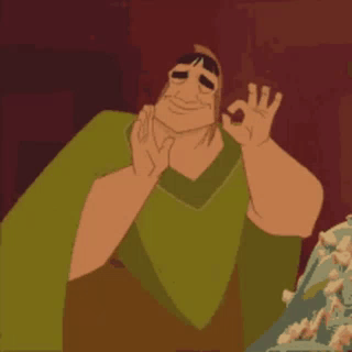 A Cartoon Character From The Emperor 'S New Groove Is Giving The Ok Sign . GIF
