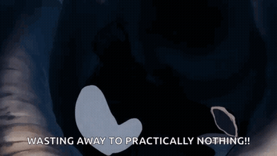 A Cartoon Character From The Little Mermaid Is Laying On Her Back In The Water With The Words Wasting Away To Practicall GIF
