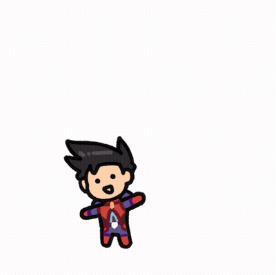 A Cartoon Character Giving A Thumbs Up Next To A Giant Hand GIF