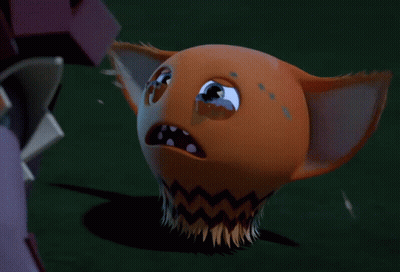 A Cartoon Character Has A Tear Coming Out Of His Eye GIF