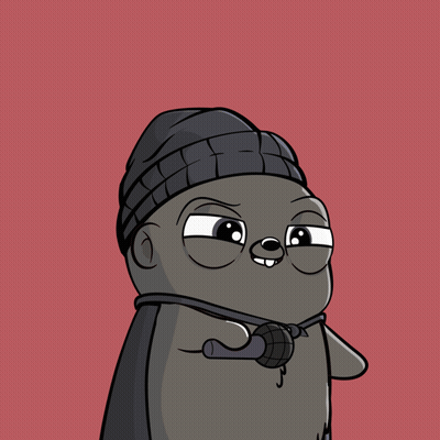 A Cartoon Character Holding A Microphone And The Word Banger Above Him GIF