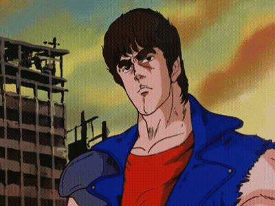 A Cartoon Character In A Blue Jacket And Red Shirt GIF
