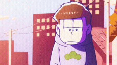 A Cartoon Character In A Purple Hoodie With A Green Leaf On His Chest GIF