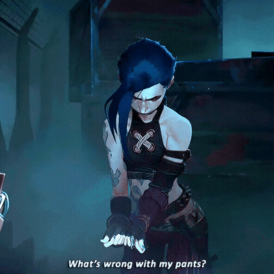 A Cartoon Character Is Asking What 'S Wrong With My Pants GIF