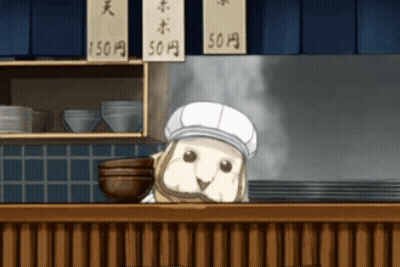 A Cartoon Character Is Behind A Counter With A Sign That Says 150 GIF