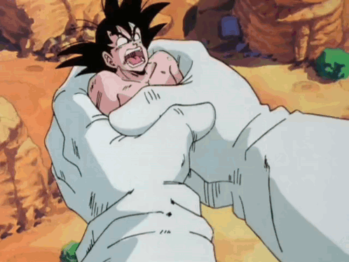 A Cartoon Character Is Being Held In Someone 'S Hands GIF