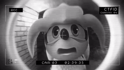 A Cartoon Character Is Being Recorded On A Camera And The Time Is 2:39 GIF
