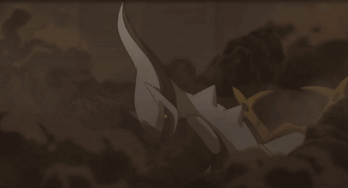 A Cartoon Character Is Being Struck By A Lightning Bolt In A Dark Room GIF