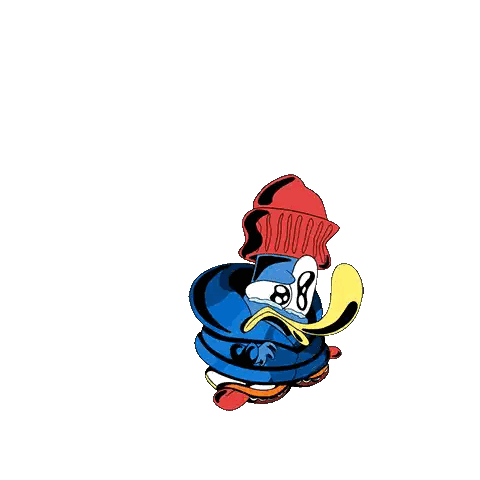 A Cartoon Character Is Crying With Water Coming Out Of His Eyes Sticker