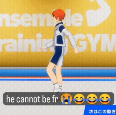 A Cartoon Character Is Dancing In Front Of A Sign That Says He Cannot Be Fr GIF