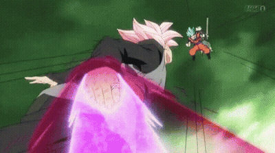 A Cartoon Character Is Fighting Another Character With A Sword In A Boxing Ring . GIF