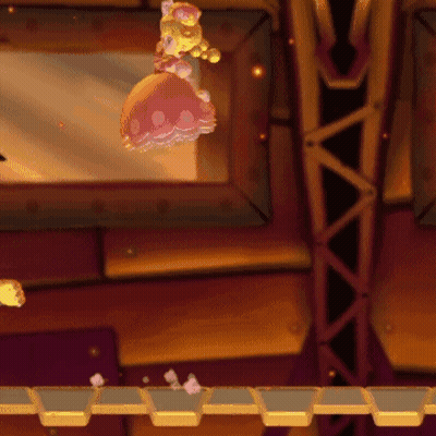 A Cartoon Character Is Flying Through The Air GIF
