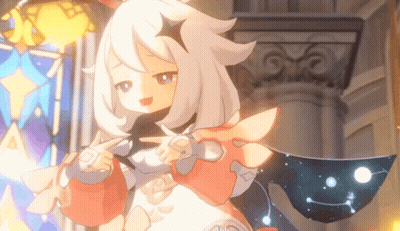 A Cartoon Character Is Giving A Peace Sign With Her Hands GIF