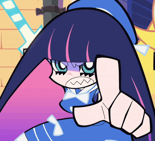 A Cartoon Character Is Giving A Thumbs Up Sign GIF
