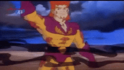 A Cartoon Character Is Holding A Bow And Arrow In His Hand GIF