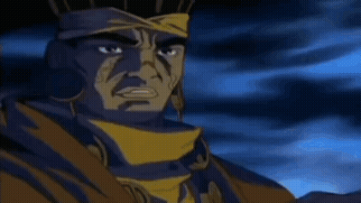 A Cartoon Character Is Holding A Fire In His Hand GIF
