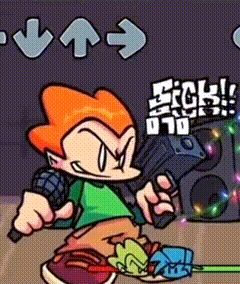 A Cartoon Character Is Holding A Gun In His Hand . GIF