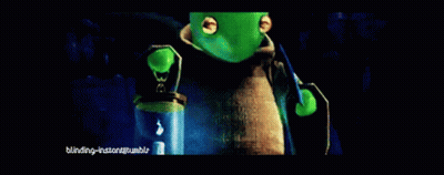 A Cartoon Character Is Holding A Lantern With The Words Blinding-Instanti Tumblr Below It GIF