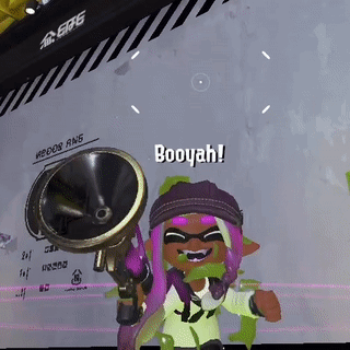 A Cartoon Character Is Holding A Megaphone And Says Booyah On The Screen GIF