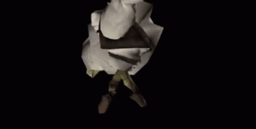 A Cartoon Character Is Holding A Piece Of Paper In His Hands . GIF