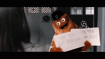 A Cartoon Character Is Holding A Sign That Says " Are You Using Me Right " GIF